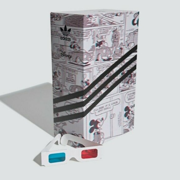 adidas STAN SMITH DISNEY MICKEY MOUSE 3D Glasses S - Picture 6 of 9